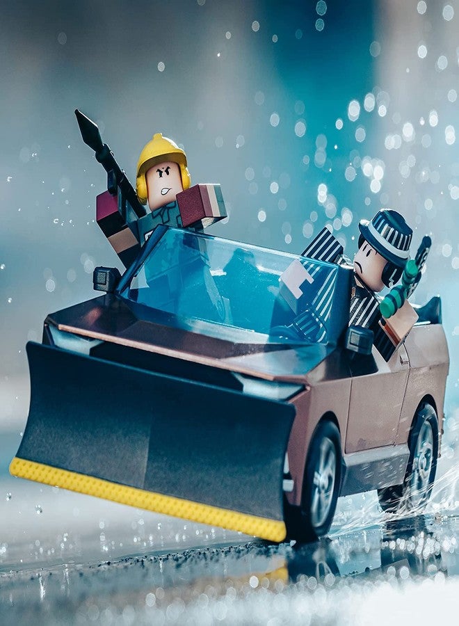 روبلوكس مجموعة ألعاب روبلوكس - سيارة محطمة السيارات 2: سيارة جرانديور ديجنيتي المميزة [تتضمن عنصرًا افتراضيًا حصريًا] - Image 5